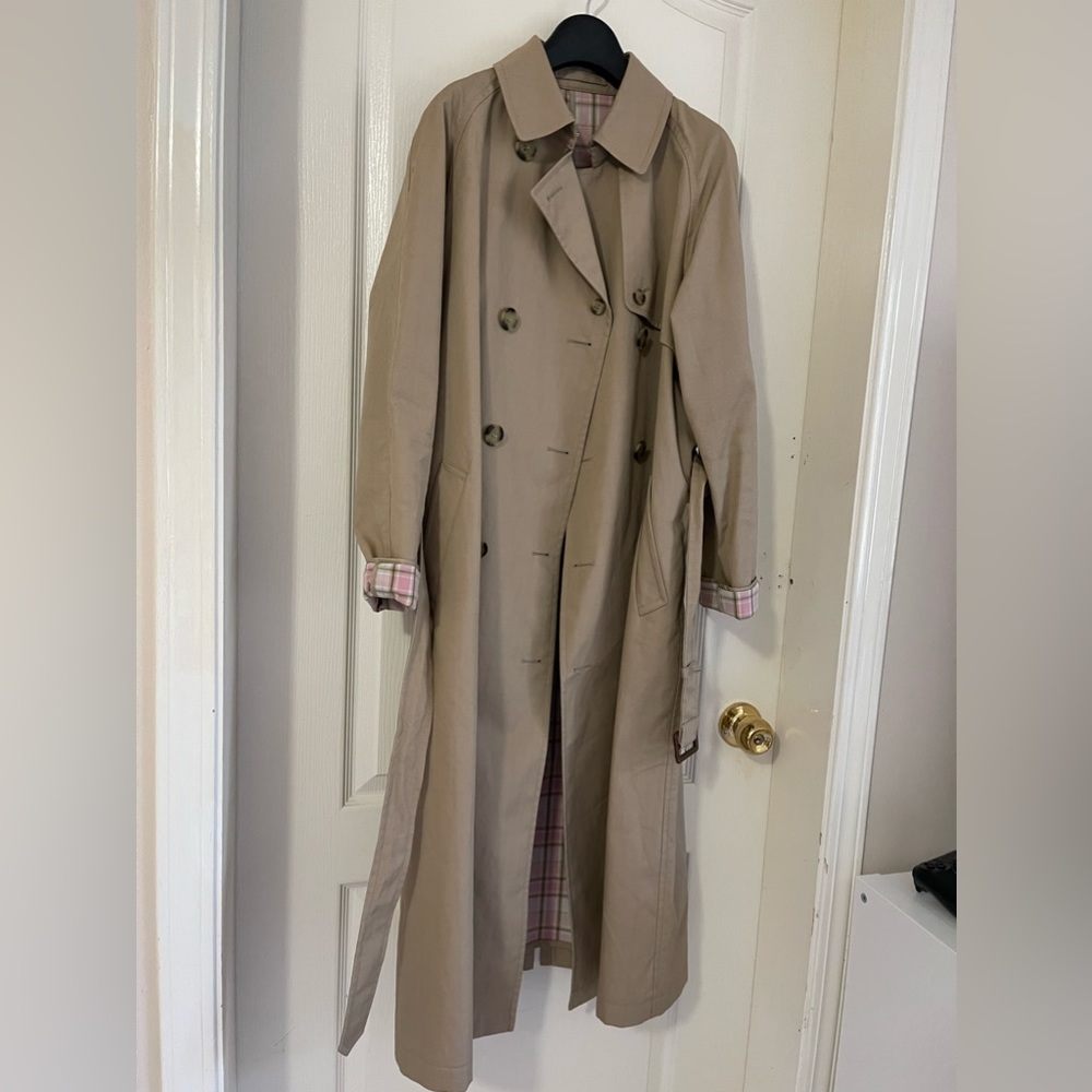 Jw Anderson x uniqulo waterproof trench coat